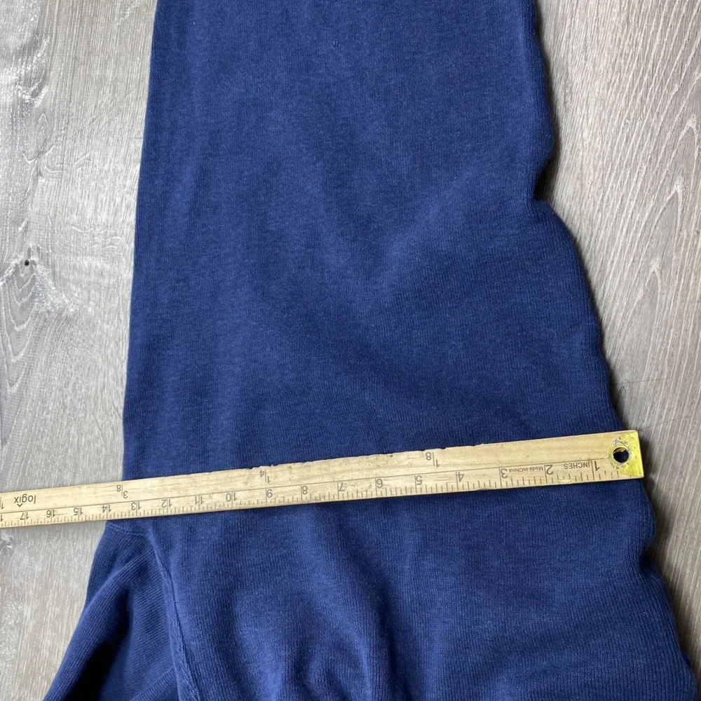 Polo Ralph Lauren Sweatpants Mens M Navy Blue Pink Drawstring Wide Leg Lounge